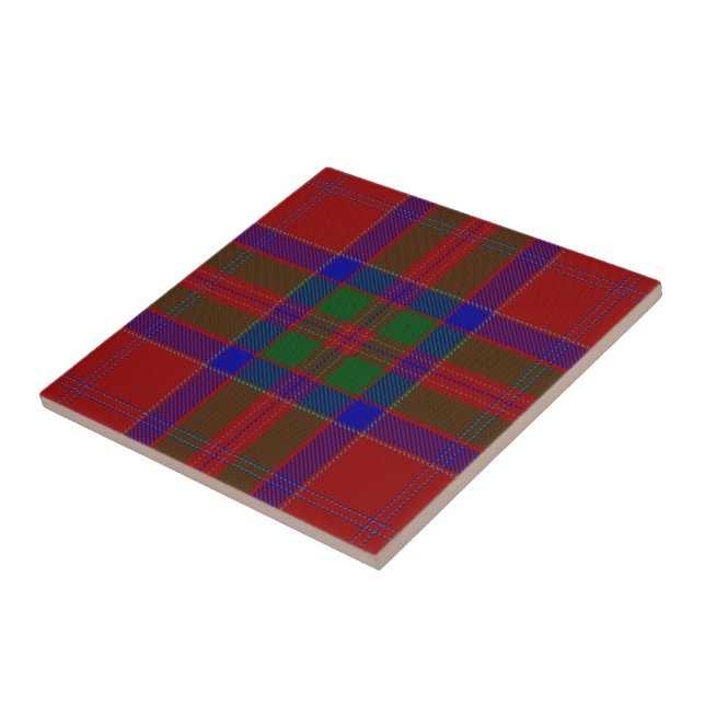 Tartan för klanMacGillivray skotsk uttryck Kakelplatta (Sidan)