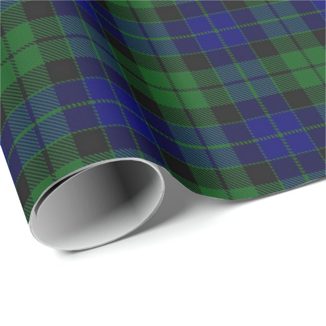 Tartan för klanMacKay skott Presentpapper (Rullad Hörn)