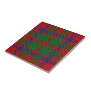 Tartan för klanMacKintosh skotsk uttryck Kakelplatta