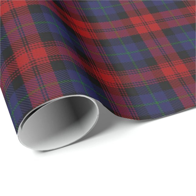 Tartan för klanMacLachlan skott Presentpapper (Rullad Hörn)