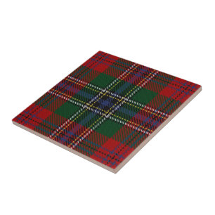 Tartan för klanMacLean skotsk uttryck Kakelplatta