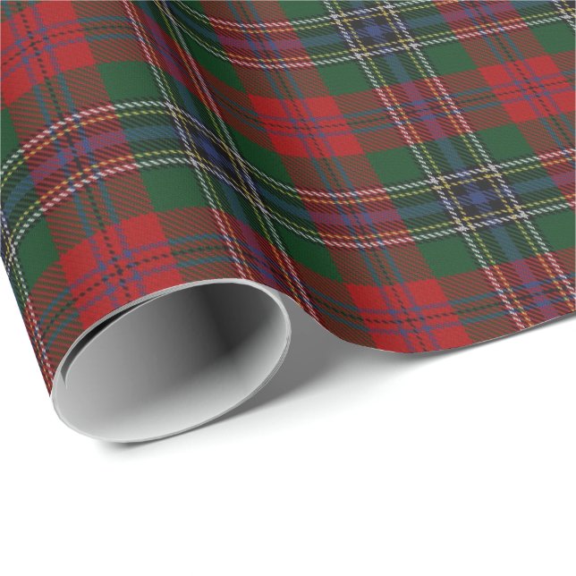 Tartan för klanMacLean skott Presentpapper (Rullad Hörn)