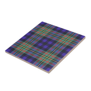 Tartan för klanMacLellan skotsk uttryck Kakelplatta