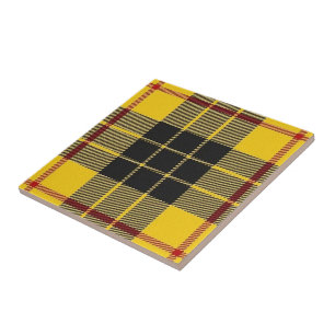 Tartan för klanMacLeod skotsk uttryck Kakelplatta