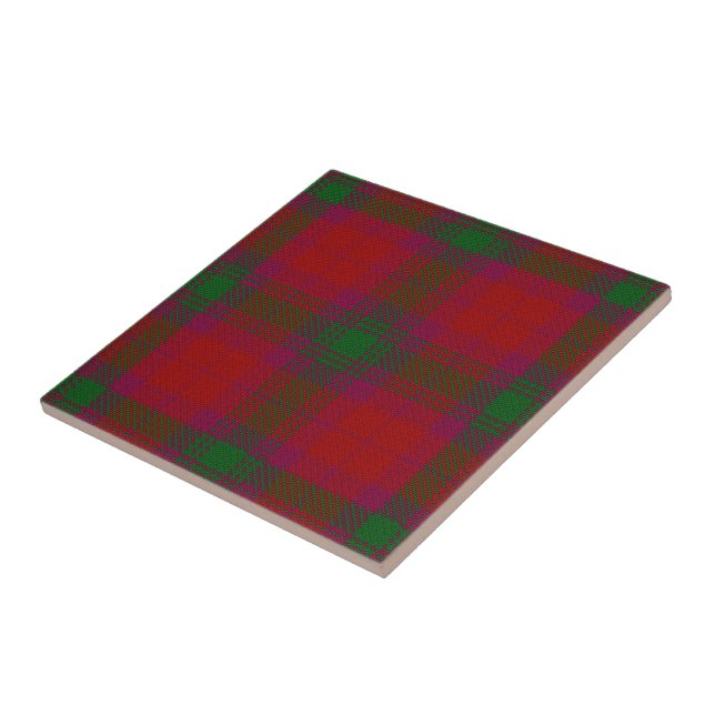 Tartan för klanMacNab skotsk uttryck Kakelplatta (Sidan)
