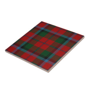 Tartan för klanMacNachtan skotsk uttryck Kakelplatta