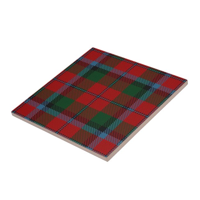Tartan för klanMacNachtan skotsk uttryck Kakelplatta (Sidan)