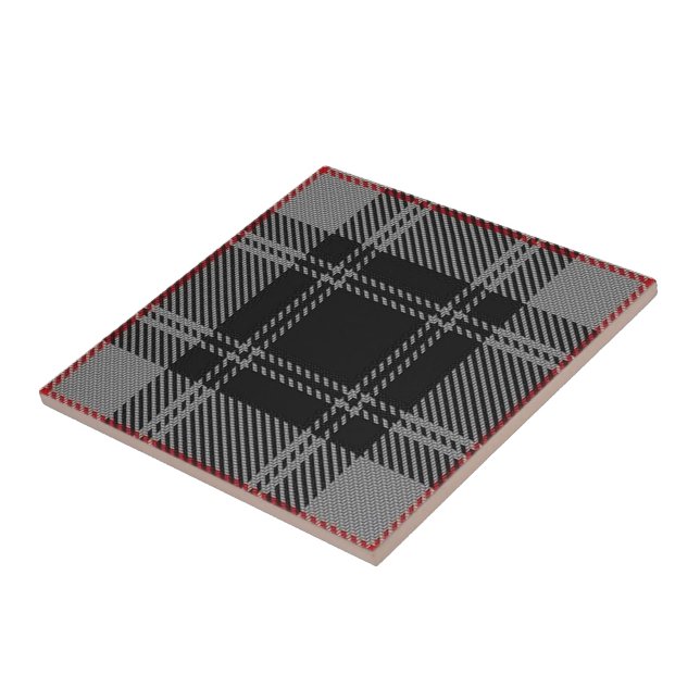 Tartan för klanMoffat skotsk uttryck Kakelplatta (Sidan)