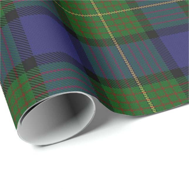 Tartan för klanMuir skott Presentpapper (Rullad Hörn)