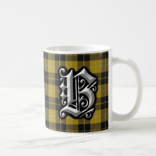 Tartan för klänning för Monogram för klanBarcl Kaffemugg