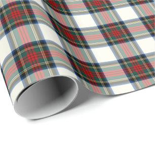 Tartan för klänning för Stewart klan formell Presentpapper