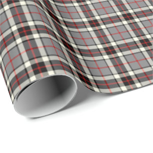 Tartan för klänning för Thompson klangrått for Presentpapper