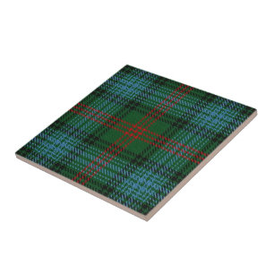 Tartan för klanRoss skotsk uttryck Kakelplatta