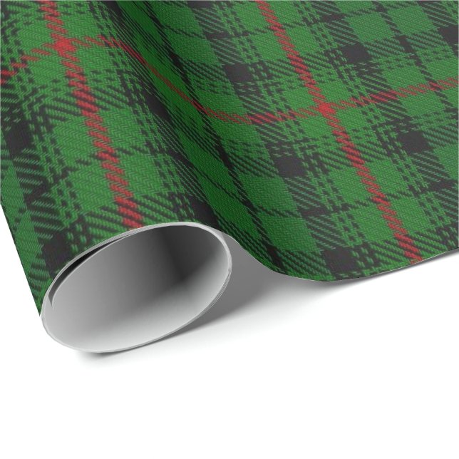 Tartan för klanUrquhart skott Presentpapper (Rullad Hörn)