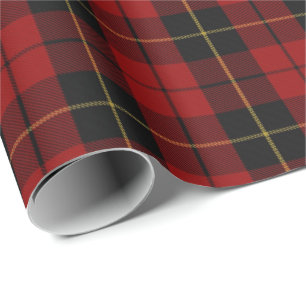 Tartan för klanWallace skott Presentpapper