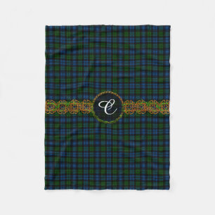 Tartan för MonogramCampbell militär Fleecefilt
