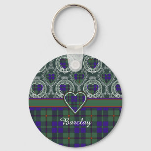 Tartan för skott för Barclay klanpläd Nyckelring