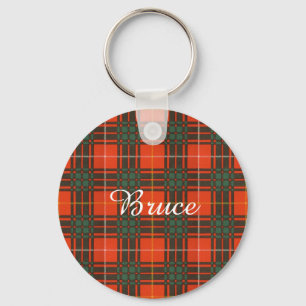 Tartan för skott för Bruce klanpläd Nyckelring