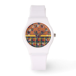 Tartan för skott för Buchanan klanpläd Armbandsur