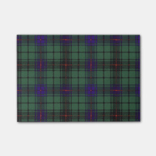 Tartan för skott för Davidson klanpläd Post-it Block