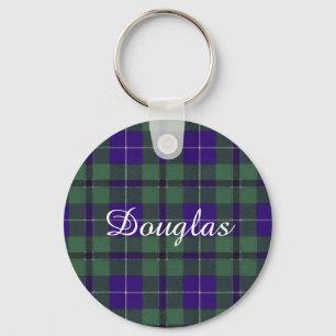 Tartan för skott för Douglas klanpläd Nyckelring