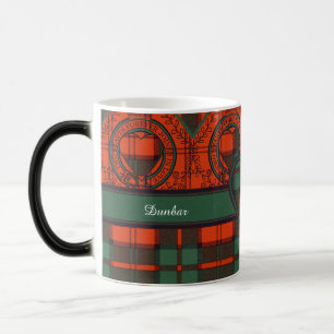 Tartan för skott för Dunbar klanpläd Magisk Mugg