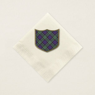 Tartan för skott för Graham klanpläd Pappersservett