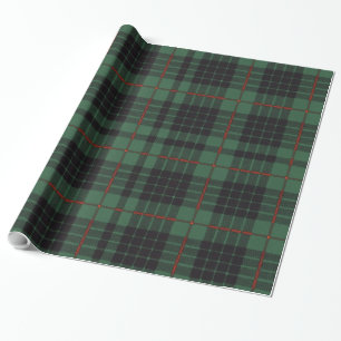 Tartan för skott för Gunn klanpläd Presentpapper