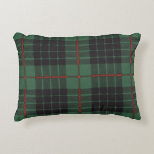 Tartan för skott för Gunn klanpläd Prydnadskudde