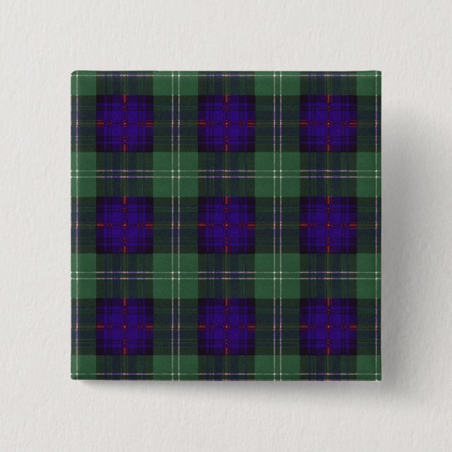 Tartan för skott för Keith klanpläd Knapp (Framsida)