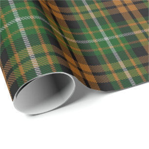 Tartan för skott för klanRamsay orange jakt Presentpapper