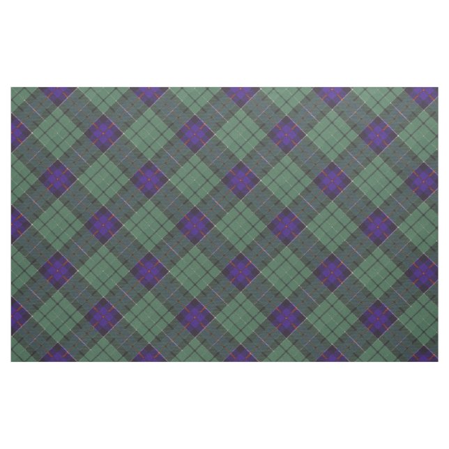 Tartan för skott för Leslie klanpläd Tyg (Yard)