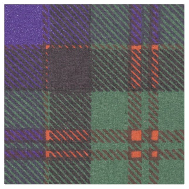 Tartan för skott för Macdonald klanpläd Tyg (Närbild)