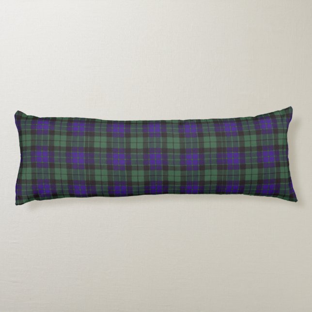 Tartan för skott för Mackay klanpläd Kroppskudde (Baksidan)