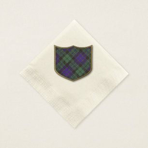 Tartan för skott för Mackay klanpläd Pappersservett