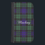 Tartan för skott för Mackay klanpläd Plånboksfodral För Samsung Galaxy S4<br><div class="desc">En älskvärd design som baseras på den verkliga skotska tartanen</div>