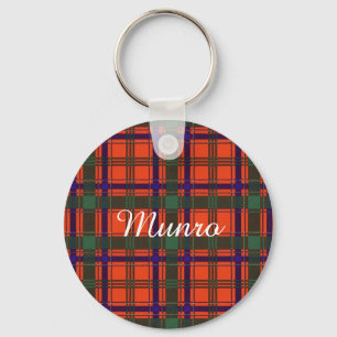 Tartan för skott för Munro klanpläd Nyckelring