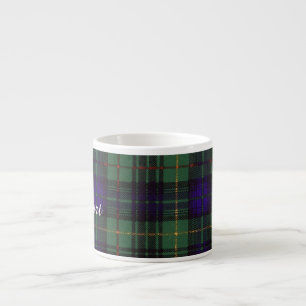 Tartan för skott för pläd för Stewart klanjakt Espressomugg