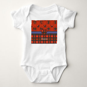 Tartan för skott för Stewart klanpläd T-shirt