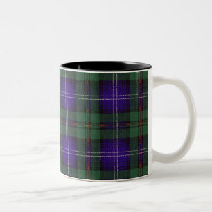 Tartan för skott för Urquhart klanpläd Två-Tonad Mugg