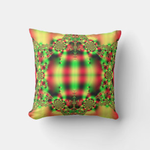 Tartan Fractal Utomhuskudde