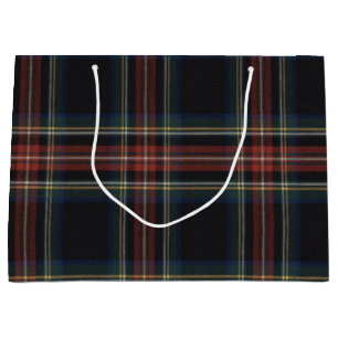 Tartan Gift Bag - stor