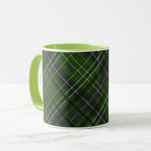 Tartan i grönt mugg