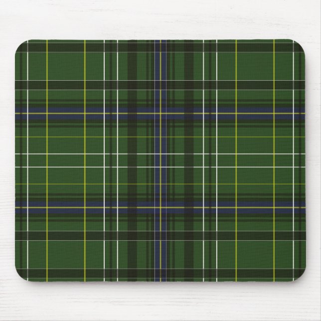 Tartan i grönt musmatta (Framsidan)