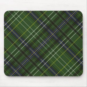 Tartan i grönt musmatta