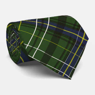 Tartan i grönt slips