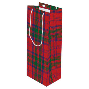 Tartan Jul Klan Grant Red Check Helgdag