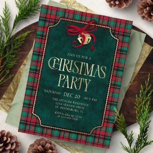 Tartan julfestinladan inbjudningar