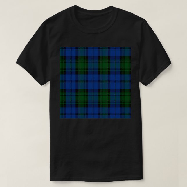 Tartan Kerr Hunting T Shirt (Design framsida)
