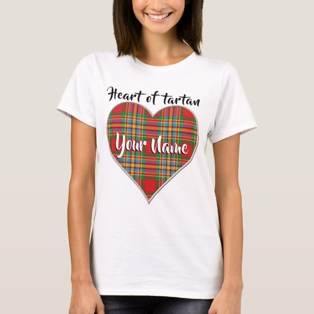 Tartan Klan Chattan Play T Shirt (Framsida)